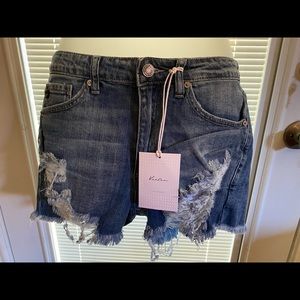 New with tags Kancan jean shorts
